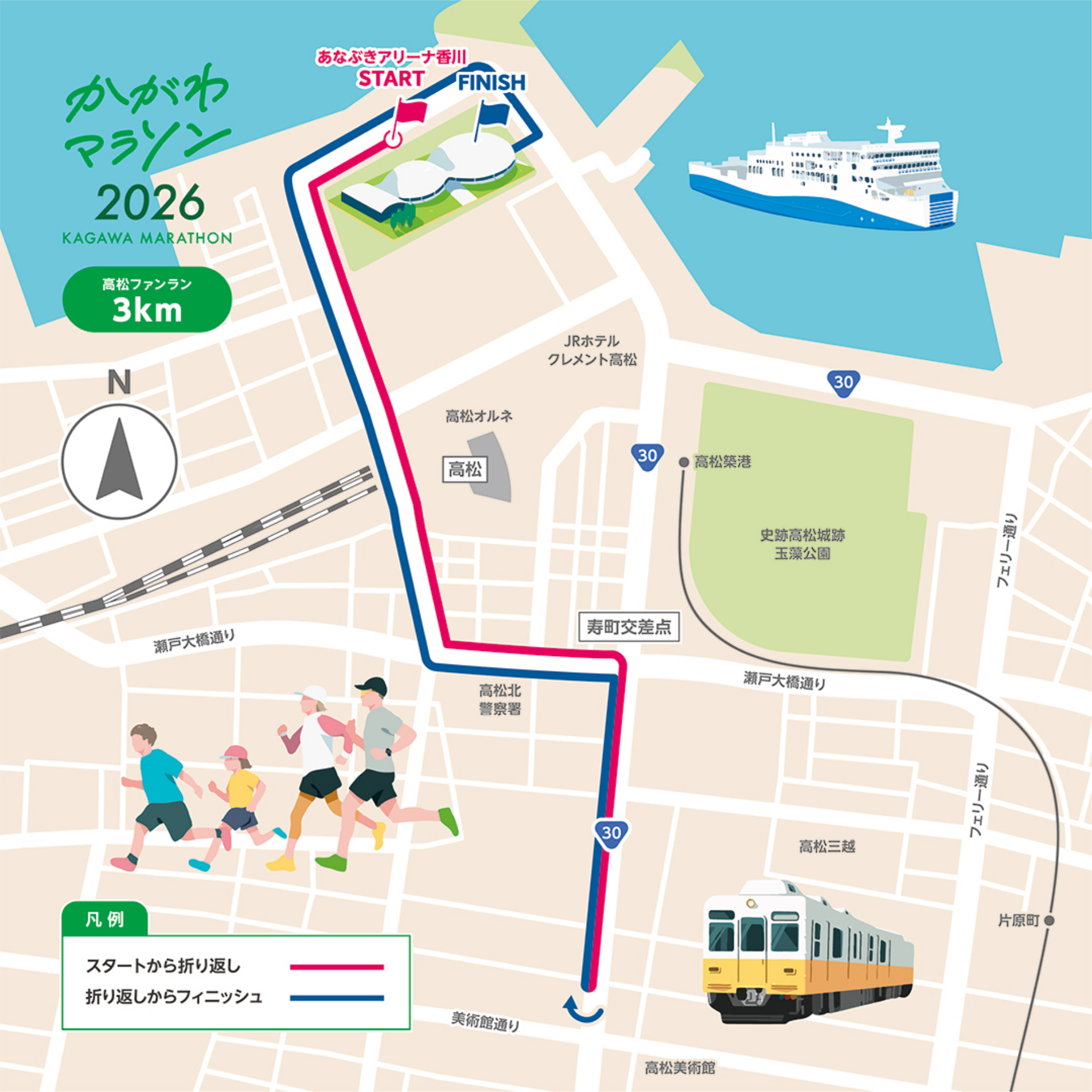 コース紹介｜かがわマラソン2026